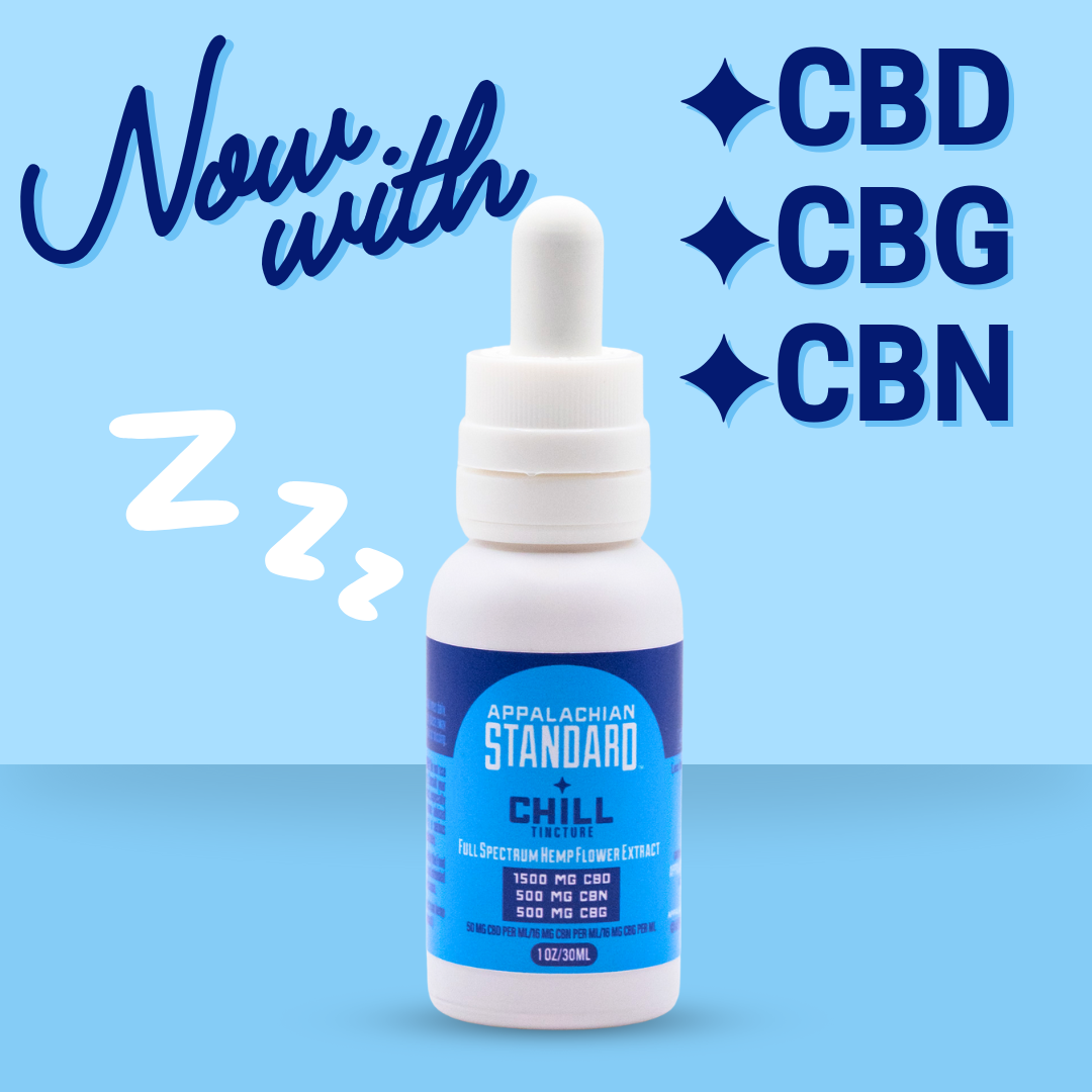 Chill CBD + CBN Tincture by Appalachian Standard Chill CBD + CBN Tincture by Appalachian Standard