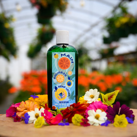 Main Squeeze Hemp Lotion 1,000mg per bottle