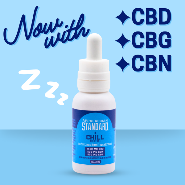 Chill CBD + CBN Tincture by Appalachian Standard Chill CBD + CBN Tincture by Appalachian Standard