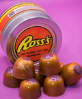 Appalachian Standard's limited edition Ross's Peanut Butter BonBons spilling out of their tin