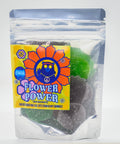 Flower Power Hemp, CBG and B12 boosted gummies in packaging in a white box. 