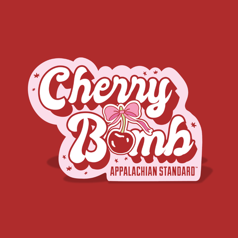 Cherry Bomb Bumper Sticker