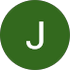 Green circle with a white 'J' in the center